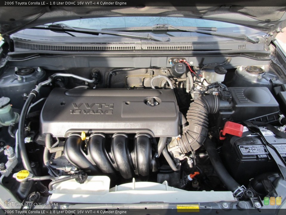 1.8 Liter DOHC 16V VVT-i 4 Cylinder Engine for the 2006 Toyota Corolla #62120451
