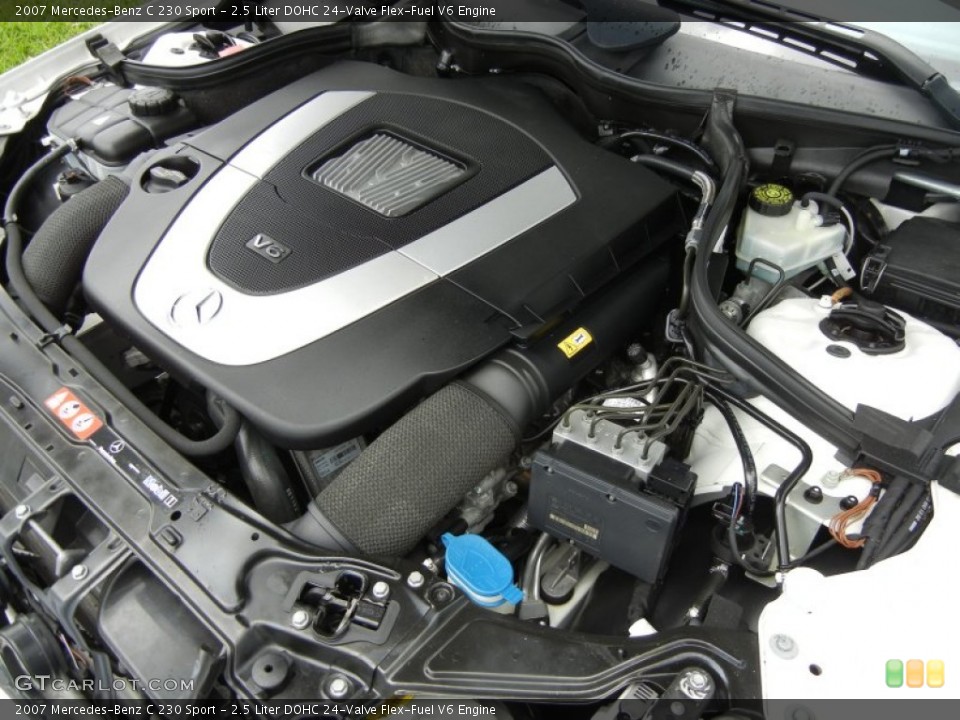 2.5 Liter DOHC 24-Valve Flex-Fuel V6 Engine for the 2007 Mercedes-Benz C #62121647
