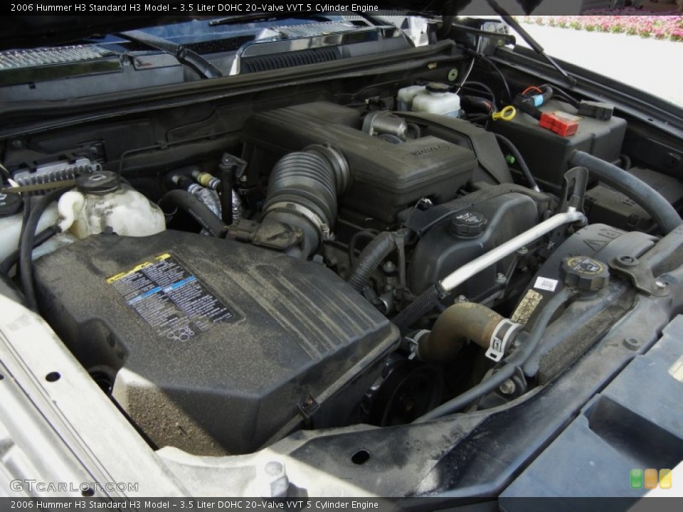 3.5 Liter DOHC 20-Valve VVT 5 Cylinder Engine for the 2006 Hummer H3 #62122254