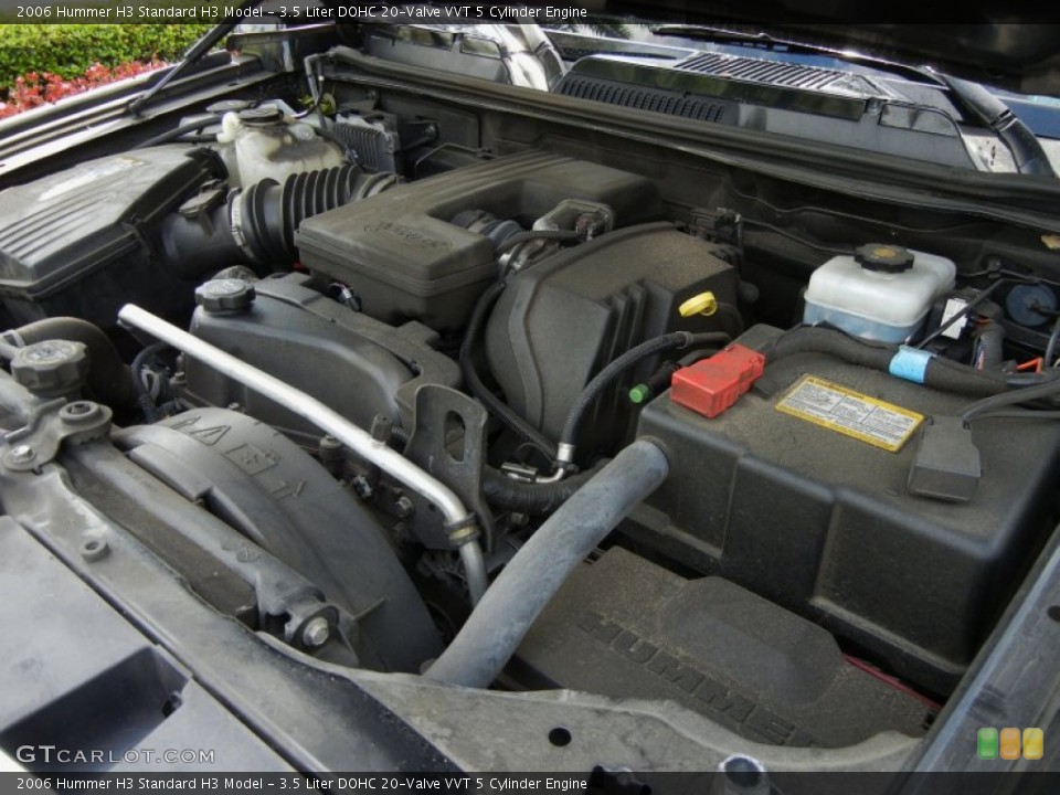 3.5 Liter DOHC 20-Valve VVT 5 Cylinder Engine for the 2006 Hummer H3 #62122259