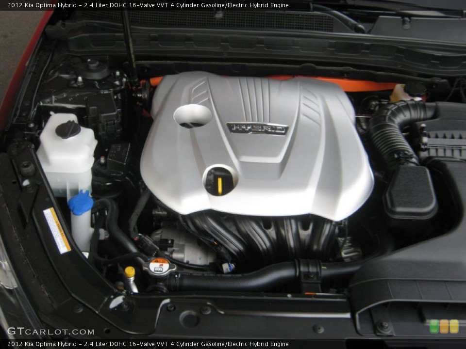 2.4 Liter DOHC 16-Valve VVT 4 Cylinder Gasoline/Electric Hybrid Engine for the 2012 Kia Optima #62128505