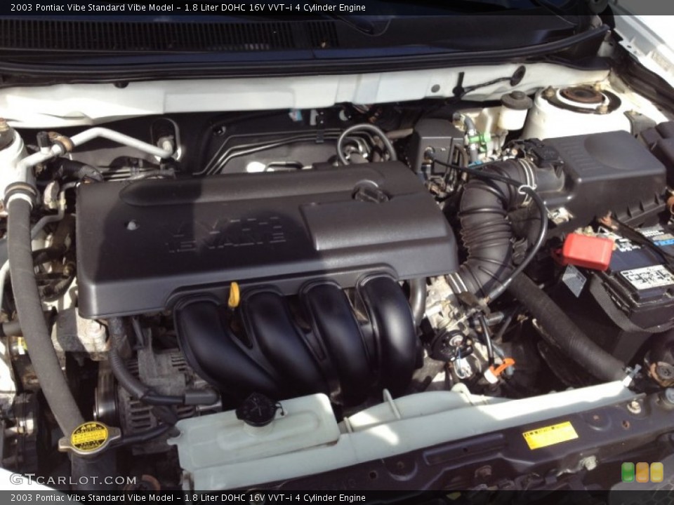 1.8 Liter DOHC 16V VVT-i 4 Cylinder Engine for the 2003 Pontiac Vibe #62149947