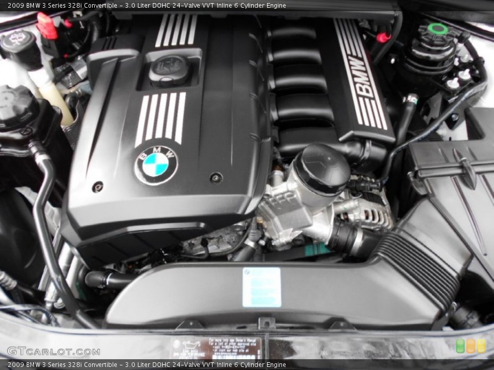 3.0 Liter DOHC 24-Valve VVT Inline 6 Cylinder Engine for the 2009 BMW 3 Series #62166223