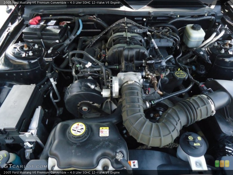 4.0 Liter SOHC 12-Valve V6 Engine for the 2005 Ford Mustang #62174194