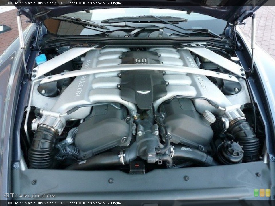 6.0 Liter DOHC 48 Valve V12 Engine for the 2006 Aston Martin DB9 #62184037
