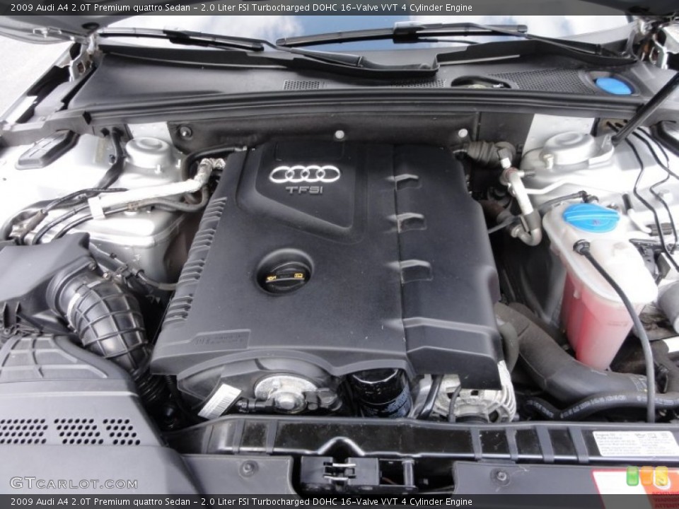 2.0 Liter FSI Turbocharged DOHC 16-Valve VVT 4 Cylinder Engine for the 2009 Audi A4 #62187490