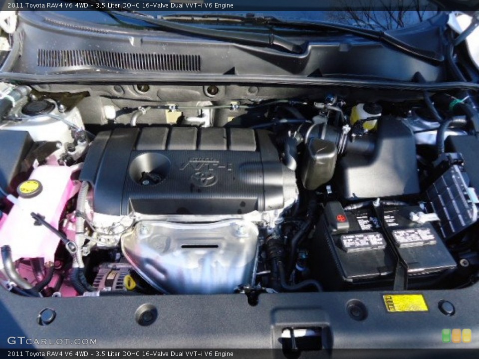 3.5 Liter DOHC 16-Valve Dual VVT-i V6 Engine for the 2011 Toyota RAV4 #62196659