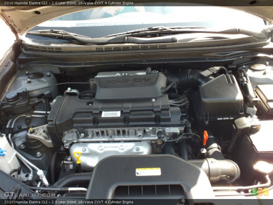 2.0 Liter DOHC 16-Valve CVVT 4 Cylinder Engine for the 2010 Hyundai Elantra #62197666