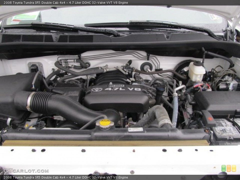 4.7 Liter DOHC 32-Valve VVT V8 Engine for the 2008 Toyota Tundra #62200606