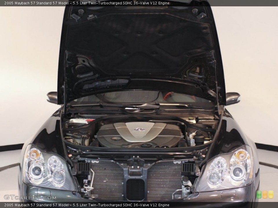 5.5 Liter Twin-Turbocharged SOHC 36-Valve V12 Engine for the 2005 Maybach 57 #62205131