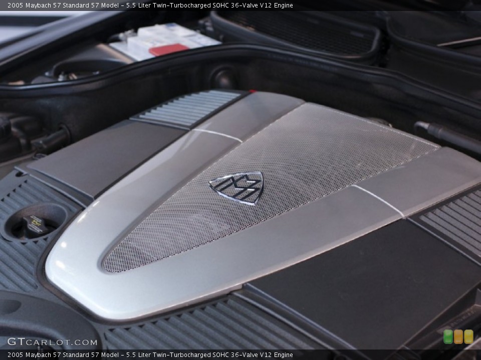 5.5 Liter Twin-Turbocharged SOHC 36-Valve V12 Engine for the 2005 Maybach 57 #62205161