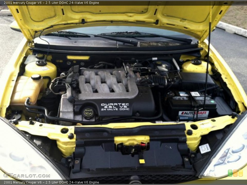 2.5 Liter DOHC 24-Valve V6 Engine for the 2001 Mercury Cougar #62206403
