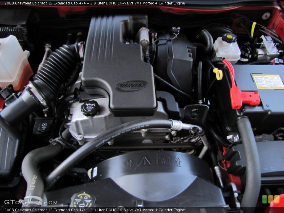 2.9 Liter DOHC 16-Valve VVT Vortec 4 Cylinder Engine for the 2008 Chevrolet Colorado #62210503