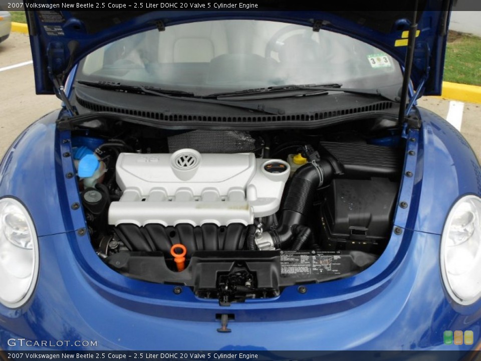 2.5 Liter DOHC 20 Valve 5 Cylinder Engine for the 2007 Volkswagen New Beetle #62213008