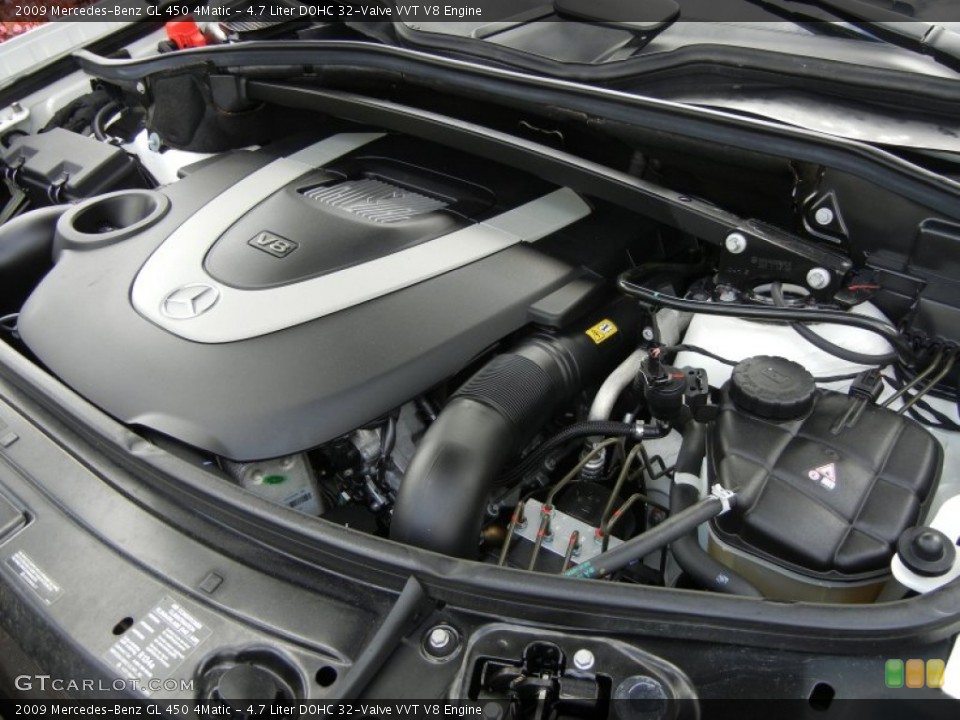 4.7 Liter DOHC 32-Valve VVT V8 Engine for the 2009 Mercedes-Benz GL #62224599