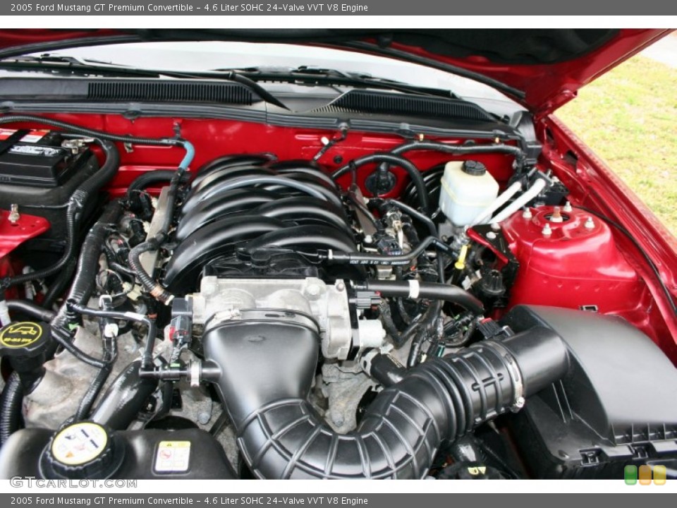 4.6 Liter SOHC 24-Valve VVT V8 Engine for the 2005 Ford Mustang #62258404