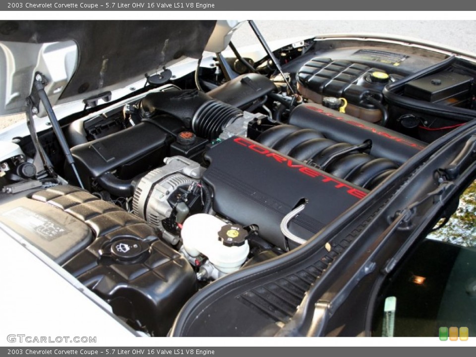 5.7 Liter OHV 16 Valve LS1 V8 Engine for the 2003 Chevrolet Corvette #62259064