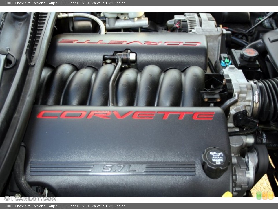 5.7 Liter OHV 16 Valve LS1 V8 Engine for the 2003 Chevrolet Corvette #62259073
