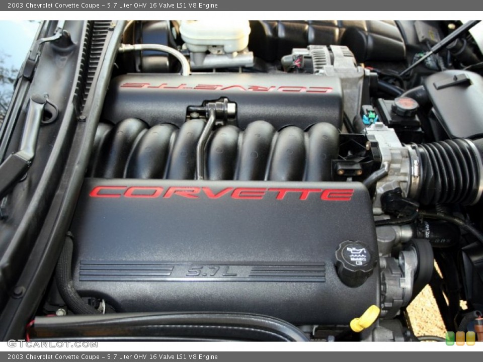 5.7 Liter OHV 16 Valve LS1 V8 Engine for the 2003 Chevrolet Corvette #62259082