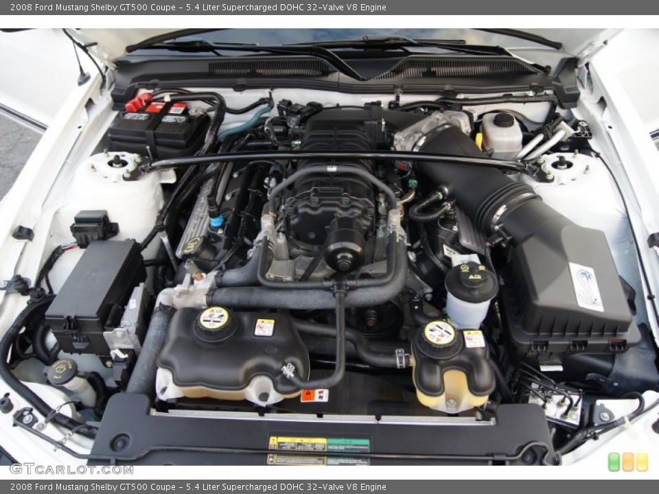 5.4 Liter Supercharged DOHC 32-Valve V8 Engine for the 2008 Ford Mustang #62266507