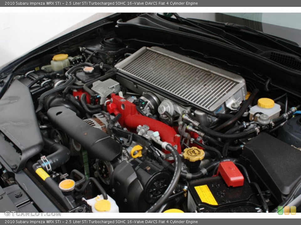 2.5 Liter STi Turbocharged SOHC 16-Valve DAVCS Flat 4 Cylinder Engine for the 2010 Subaru Impreza #62267437