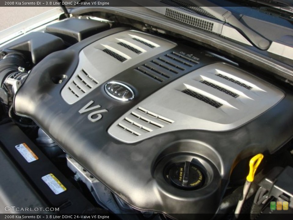 3.8 Liter DOHC 24-Valve V6 Engine for the 2008 Kia Sorento #62269600