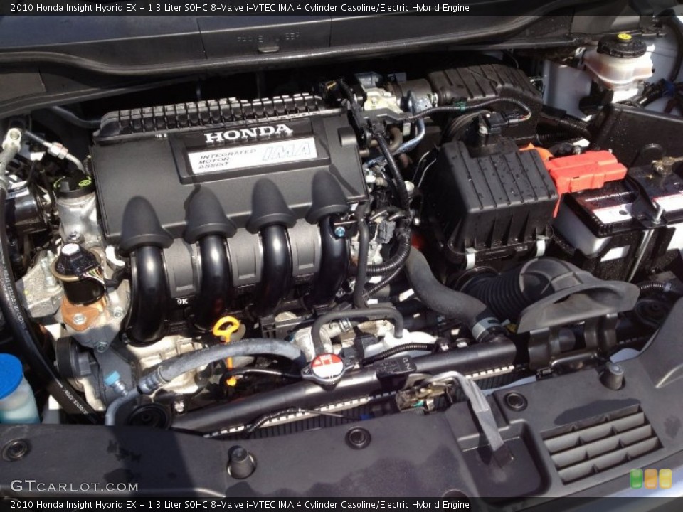 1.3 Liter SOHC 8-Valve i-VTEC IMA 4 Cylinder Gasoline/Electric Hybrid Engine for the 2010 Honda Insight #62274271