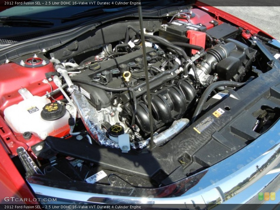 2.5 Liter DOHC 16-Valve VVT Duratec 4 Cylinder Engine for the 2012 Ford Fusion #62274558