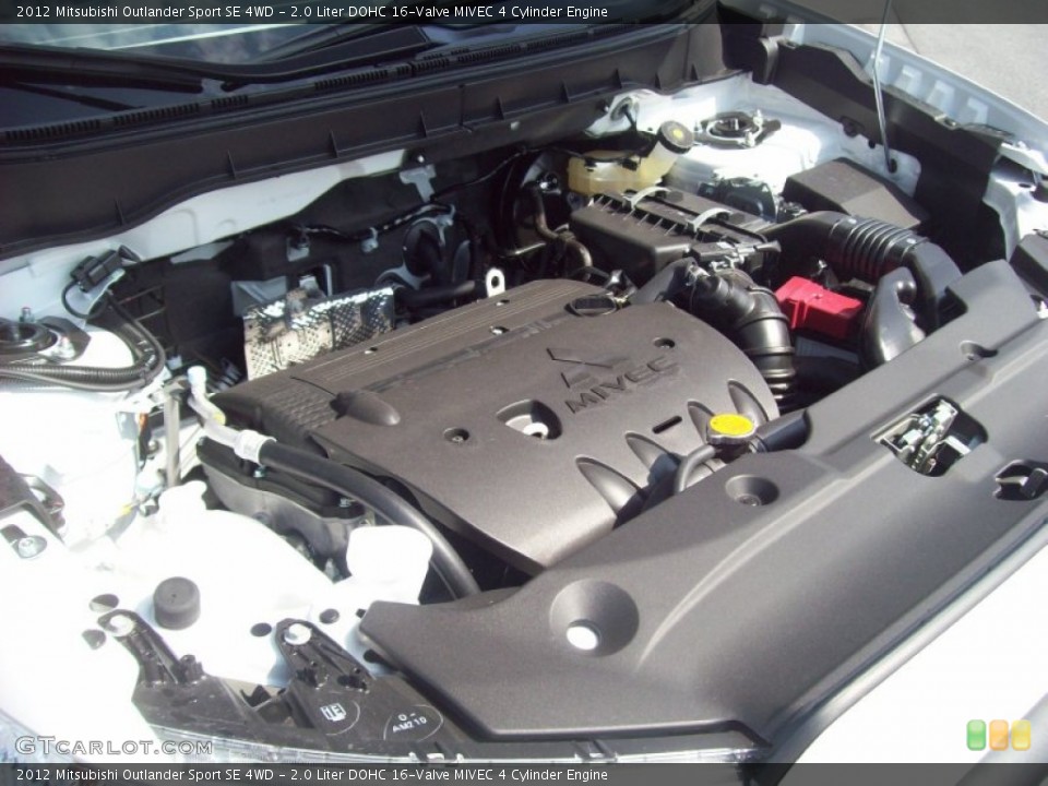 2.0 Liter DOHC 16-Valve MIVEC 4 Cylinder Engine for the 2012 Mitsubishi Outlander Sport #62276680