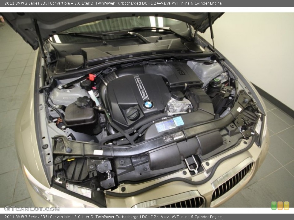 3.0 Liter DI TwinPower Turbocharged DOHC 24-Valve VVT Inline 6 Cylinder Engine for the 2011 BMW 3 Series #62284553