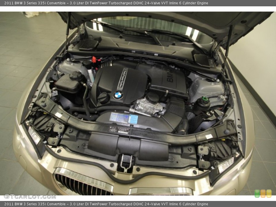 3.0 Liter DI TwinPower Turbocharged DOHC 24-Valve VVT Inline 6 Cylinder Engine for the 2011 BMW 3 Series #62284562