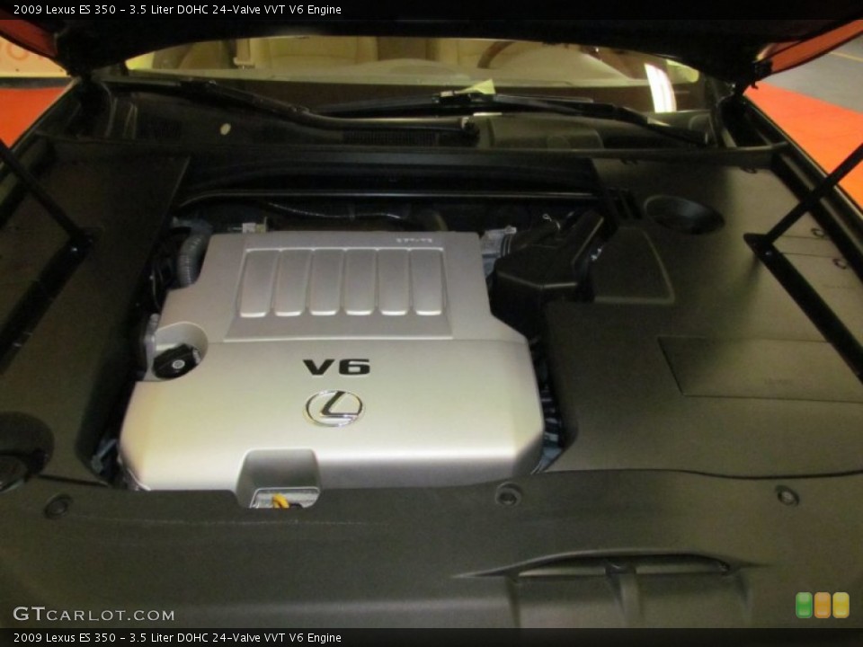 3.5 Liter DOHC 24-Valve VVT V6 Engine for the 2009 Lexus ES #62286317