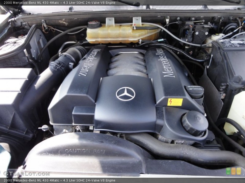 4.3 Liter SOHC 24-Valve V8 2000 Mercedes-Benz ML Engine