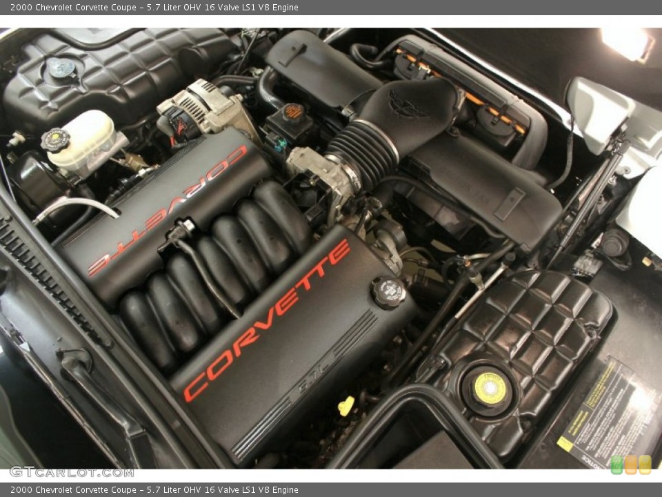 5.7 Liter OHV 16 Valve LS1 V8 Engine for the 2000 Chevrolet Corvette #62320698