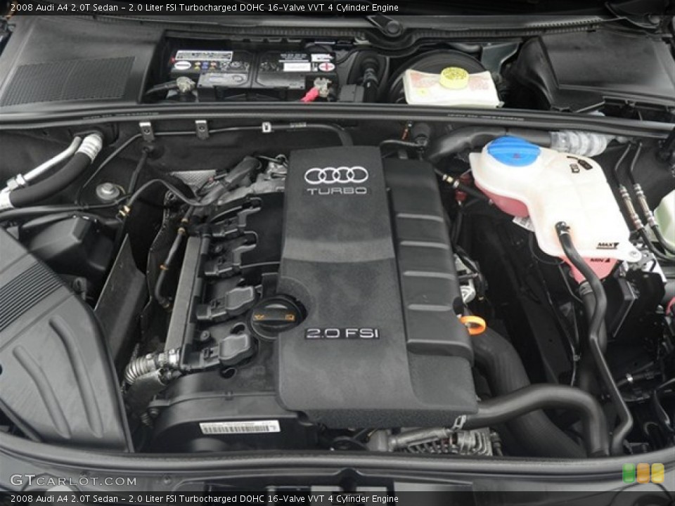 2.0 Liter FSI Turbocharged DOHC 16-Valve VVT 4 Cylinder Engine for the 2008 Audi A4 #62346932