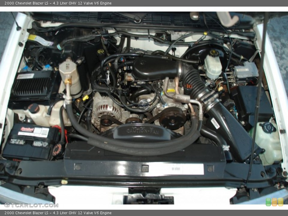 4.3 Liter OHV 12 Valve V6 Engine for the 2000 Chevrolet Blazer #62347580