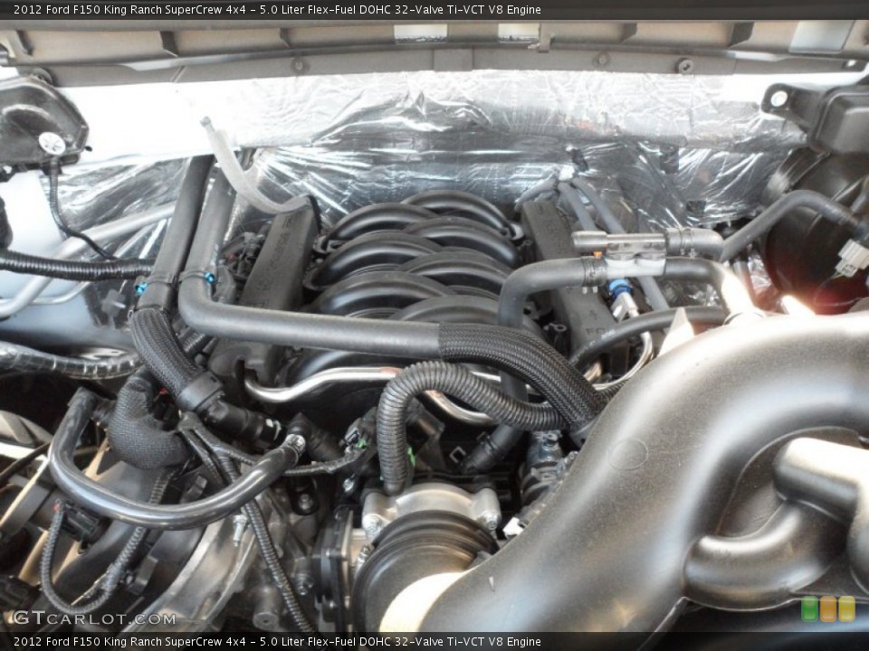 5.0 Liter Flex-Fuel DOHC 32-Valve Ti-VCT V8 Engine for the 2012 Ford F150 #62366847