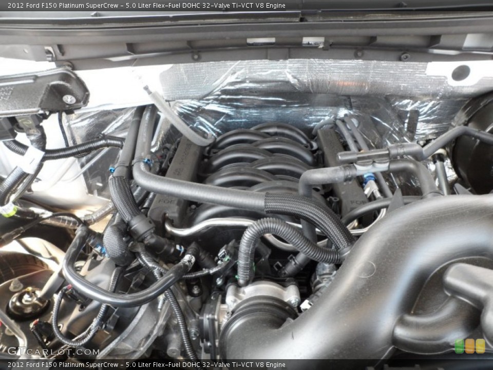 5.0 Liter Flex-Fuel DOHC 32-Valve Ti-VCT V8 Engine for the 2012 Ford F150 #62368212