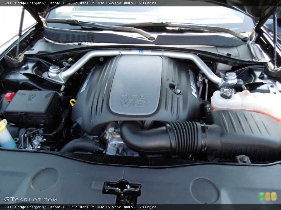 5.7 Liter HEMI OHV 16-Valve Dual VVT V8 Engine for the 2011 Dodge Charger #62369154