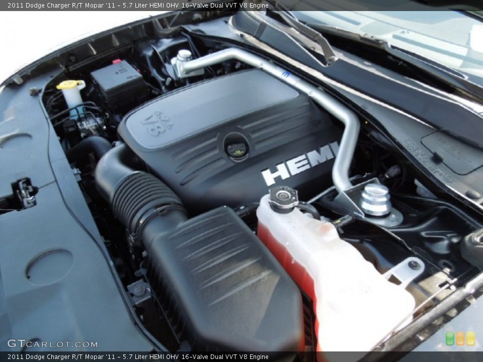 5.7 Liter HEMI OHV 16-Valve Dual VVT V8 Engine for the 2011 Dodge Charger #62369160