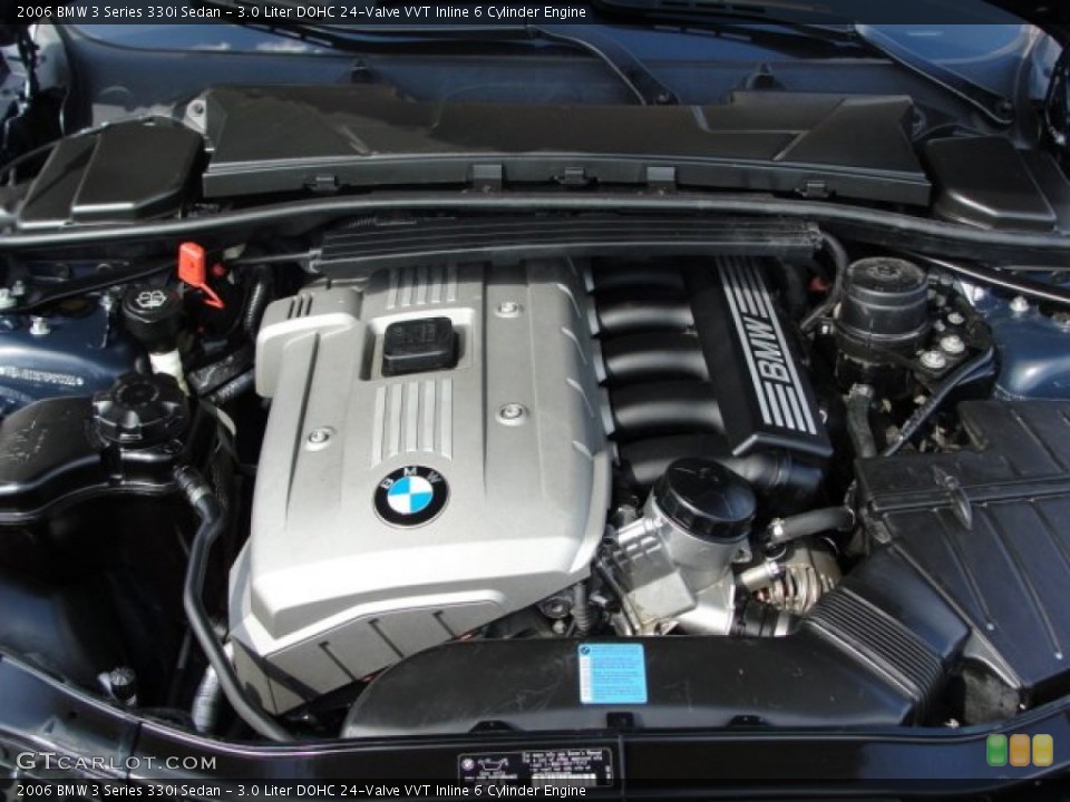 3.0 Liter DOHC 24-Valve VVT Inline 6 Cylinder Engine for the 2006 BMW 3 Series #62373405