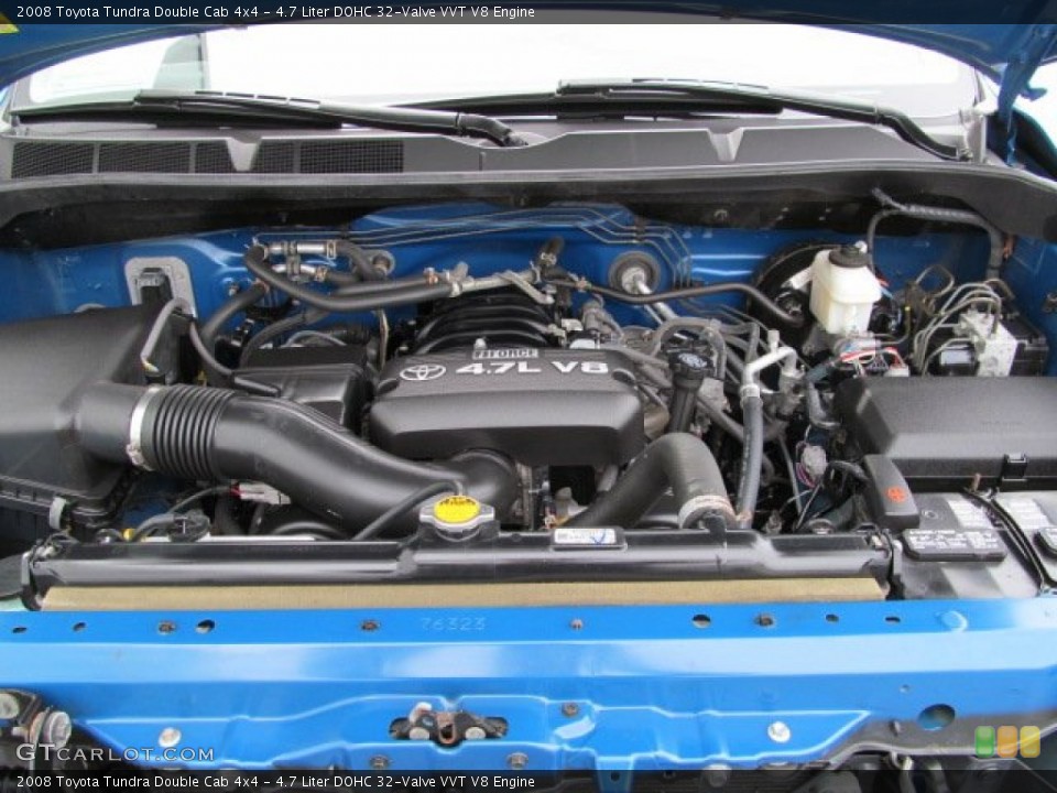 4.7 Liter DOHC 32-Valve VVT V8 Engine for the 2008 Toyota Tundra #62383235