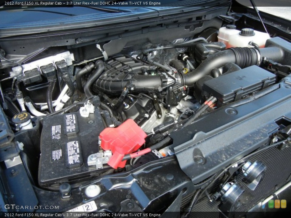 3.7 Liter Flex-Fuel DOHC 24-Valve Ti-VCT V6 Engine for the 2012 Ford F150 #62388009