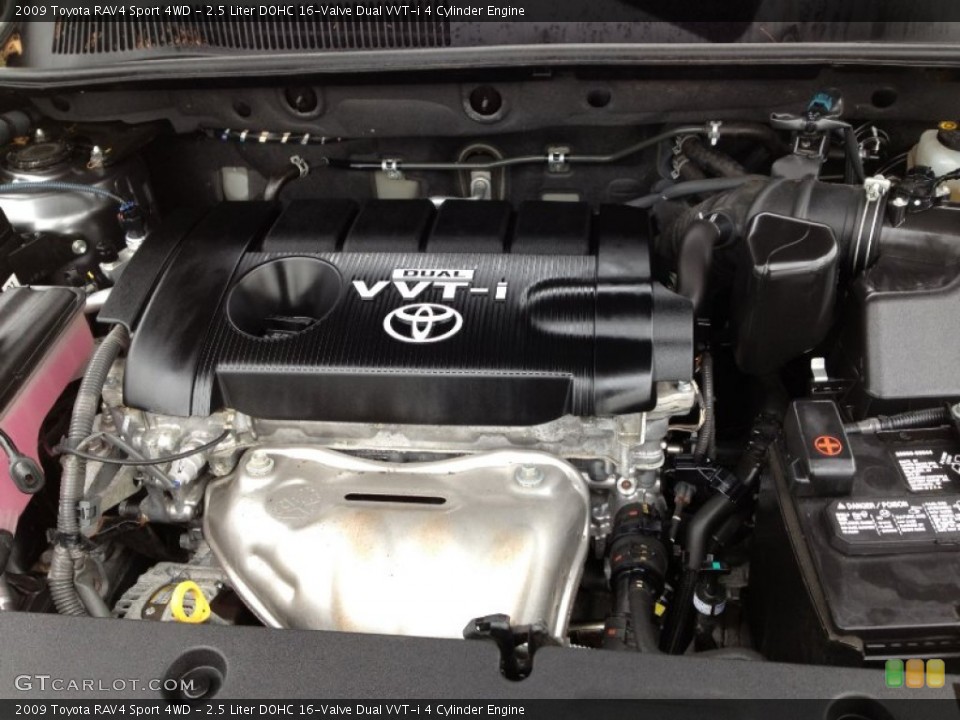 2.5 Liter DOHC 16-Valve Dual VVT-i 4 Cylinder Engine for the 2009 Toyota RAV4 #62399730