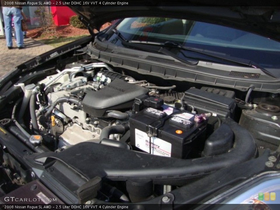 2.5 Liter DOHC 16V VVT 4 Cylinder Engine for the 2008 Nissan Rogue #62401684