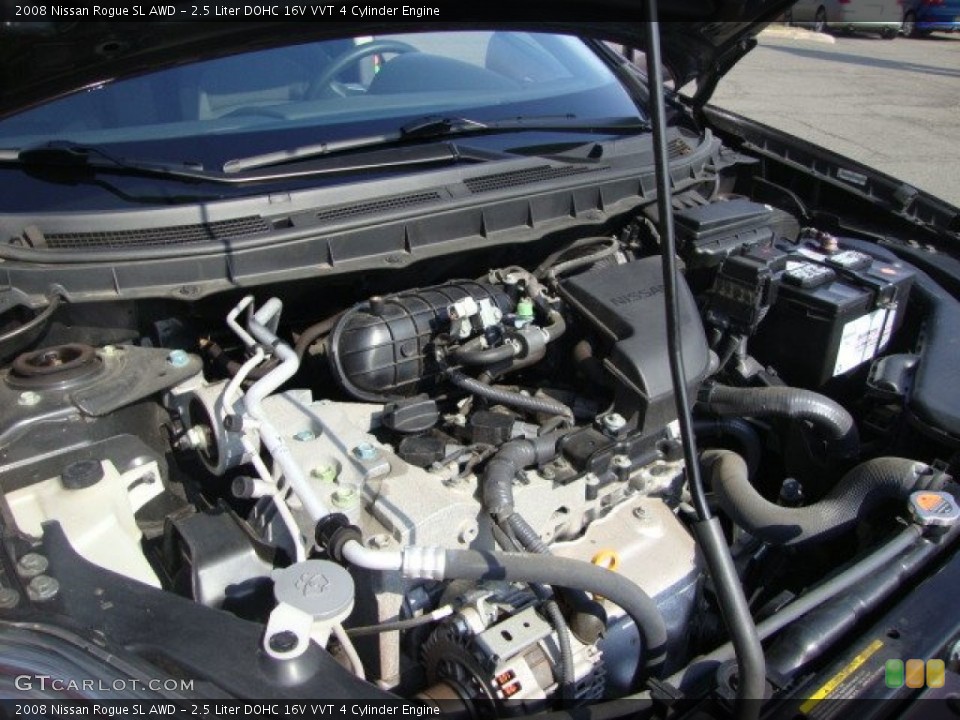 2.5 Liter DOHC 16V VVT 4 Cylinder Engine for the 2008 Nissan Rogue #62401692