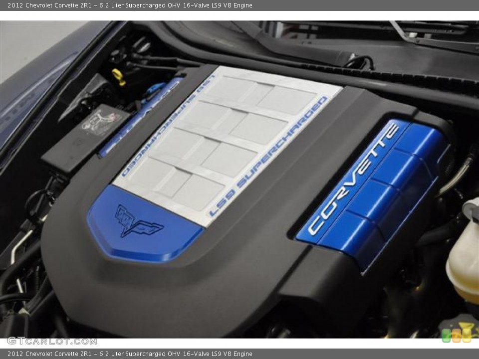 6.2 Liter Supercharged OHV 16-Valve LS9 V8 2012 Chevrolet Corvette Engine