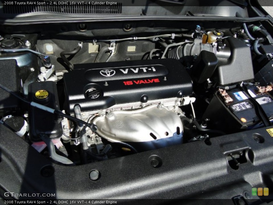 2.4L DOHC 16V VVT-i 4 Cylinder Engine for the 2008 Toyota RAV4 #62424246