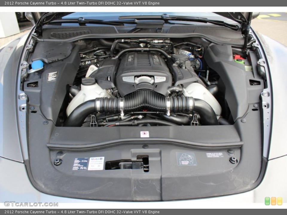 4.8 Liter Twin-Turbo DFI DOHC 32-Valve VVT V8 Engine for the 2012 Porsche Cayenne #62431518