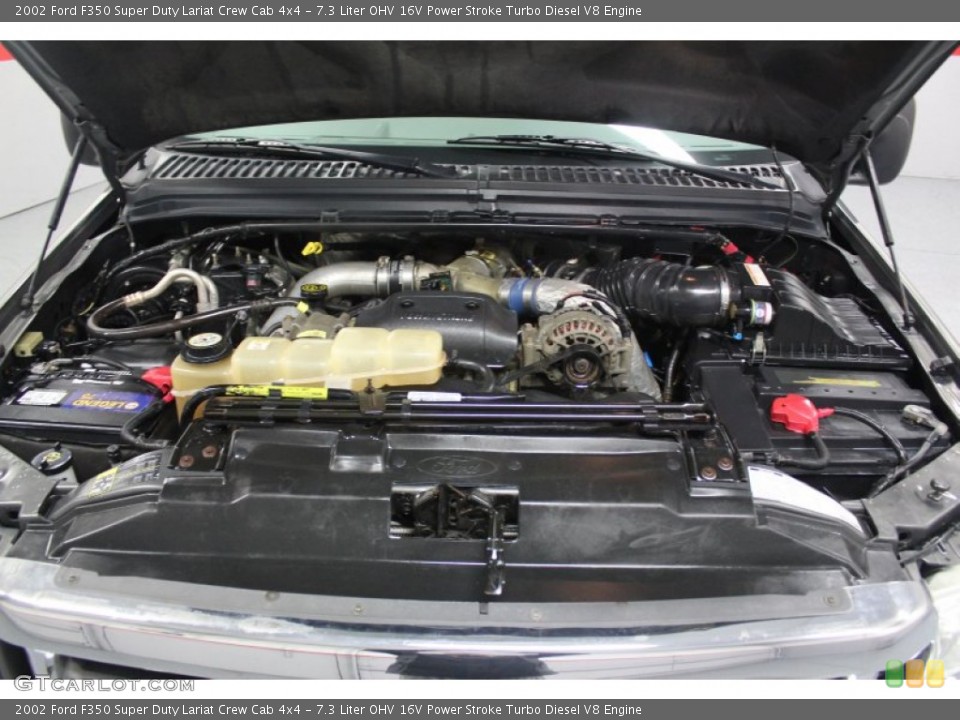 7.3 Liter OHV 16V Power Stroke Turbo Diesel V8 2002 Ford F350 Super Duty Engine